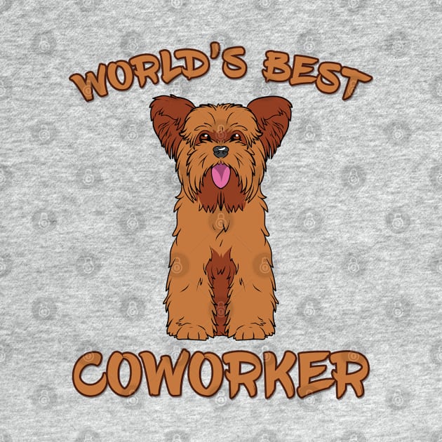 Yorkshire World's Best Coworker WFH by DeesDeesigns